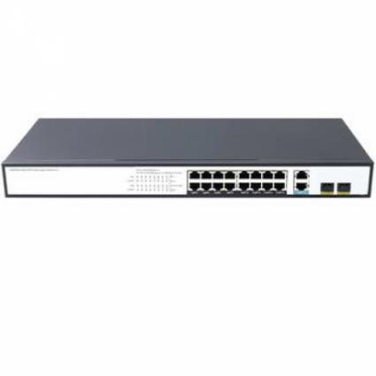 Switch 8P 100MBPS + 2P 1GBPS,  SP5200-8F21G, 8POE, 30W por porta, 100W max, backplane de 7,6Gbps.