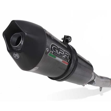 Silencioso Gp Evo4 Poppy Slip On F 850 Gs Adventure 18-19 Euro 4 Homologated One Size Glossy Carbon / Black