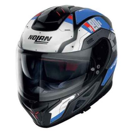 Capacete Integral N80-8 Starscream N-com S Flat Black / Blue