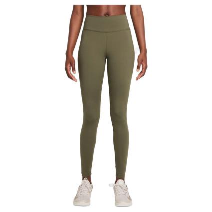 Apertado Dri Fit One Mid Rise XS Medium Olive / Black