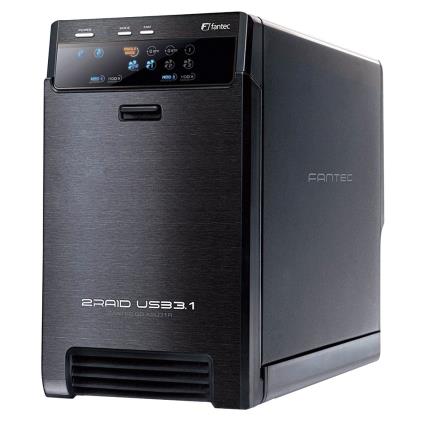 Qb-x2u31r 2x 3.5 Sata Raid Hdd Usb 3.1 One Size Black
