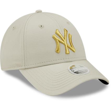 Viseira New York Yankees Metallic Logo 9forty® One Size Stone