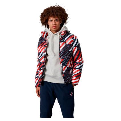 Casaco Sportstyle Puffer L Navy Aop