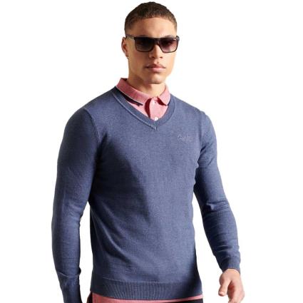 Agasalho Orange Label Vee S Pilot Mid Blue Marl