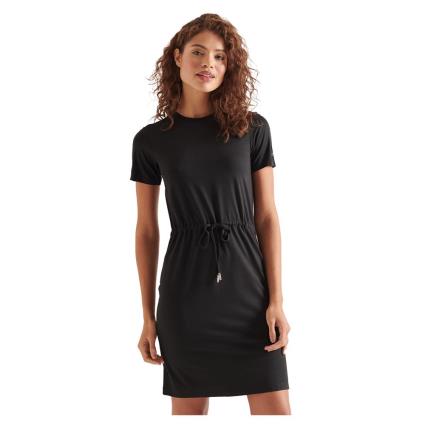 Vestido Curto Drawstring M Black