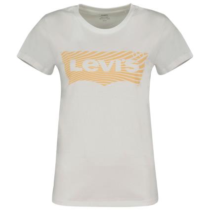 Levi´s ® Camiseta De Manga Curta The Perfect M Wavy Bw Fill White