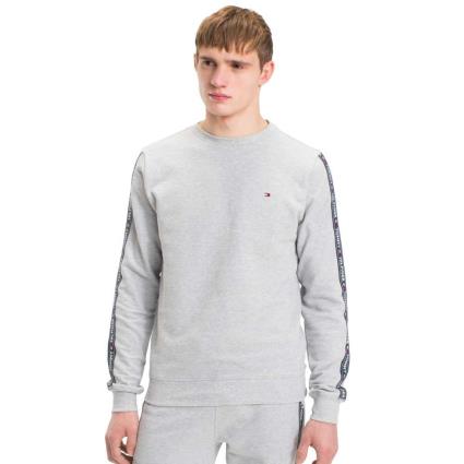 Suéter Logo Stripe S Grey Heather