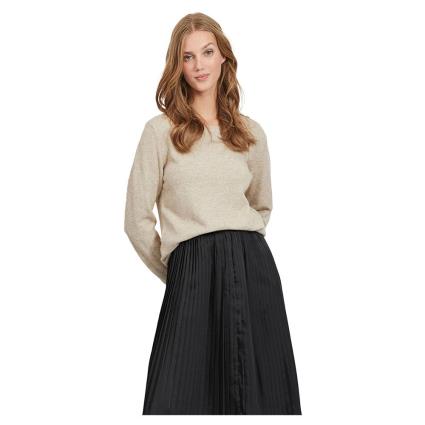 Suéter Manga Comprida O Neck Ril 2XL Natural Melange