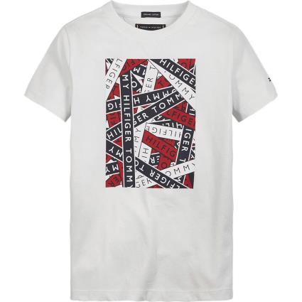 Camiseta De Manga Curta Tape Artwork 14 Years White