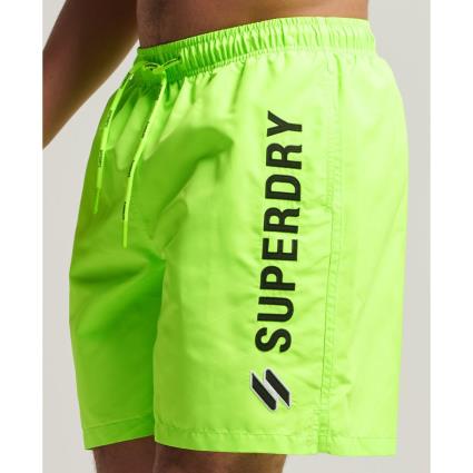 Short Swim Code Applque 19inch L Neon Green