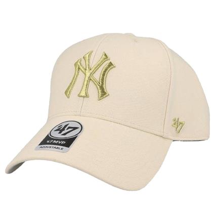 Boné Mlb New York Yankees Metallic Snap Mvp One Size Natural