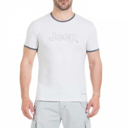 Camiseta De Manga Curta O100793g211 XL Light Grey