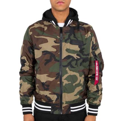 Casaco Ma-1 Tt Defense Camo S Woodland Camo 65