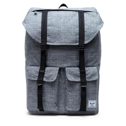 Mochila Buckingham One Size Raven Crosshatch / Black / Black Pebbled Leather