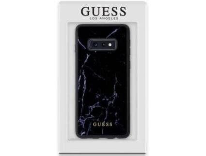 Carcasa  para Samsung G970 Galaxy S10e Licencia Guess Mármol Negro