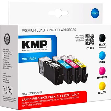 C110v Multipack Comp. Com Canon Pgi-580 / Cli-