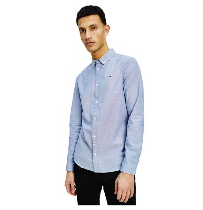 Camisa Manga Comprida Slim Stretch Oxford S Twilight Navy