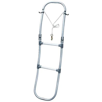 Escada De Embarque Para Barcos Infláveis Passos 3 One Size Aluminum