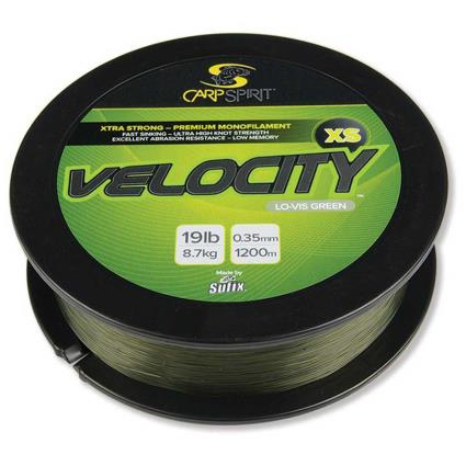 Linha Carpfishing Velocity Xs 1200 M 0.400 mm Lo-Vis Green