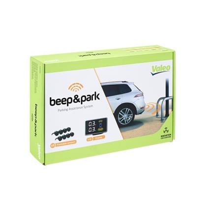 8 Sensores De Estacionamento Com Ecrã Lcd  Beep&park 632202