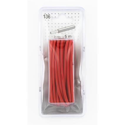 Cabo Elétrico 3mm² Vermelho 5 M
