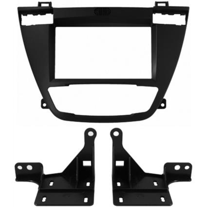 Moldura Autorrádio Opel Insignia 2din  Preto