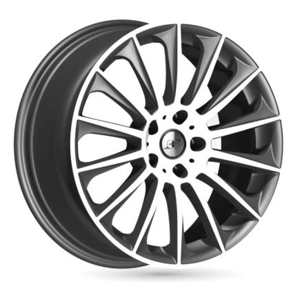 Jante De Alumínio  Stuttgart 9x18 5x112 Et35 66.5 Gun Metal Polish