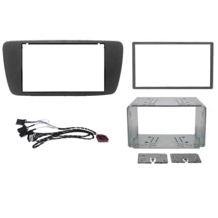 Painel Frontal Autorrádio  2din Preto Ibiza 13-
