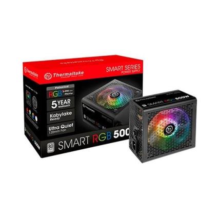 Fonte Alimentação  Atx 500w Smart Rgb Preto