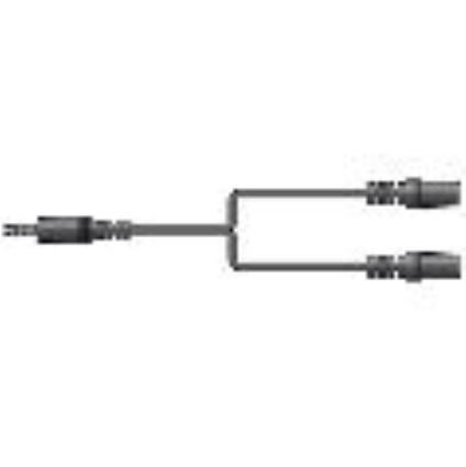 Cabo Jack 3.5mm Macho Para 2 Jack 3.5mm Femea 1.2m