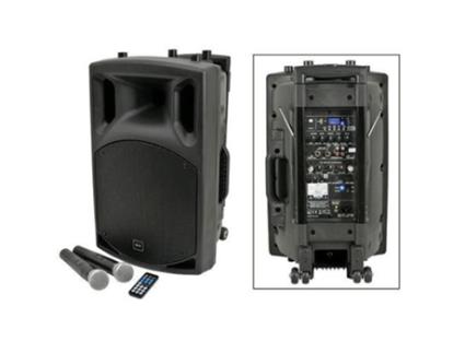 Coluna Pa Portatil Com Leitor Sd/mp3 E Bluetooth