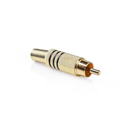 Conector Rca Macho Preto