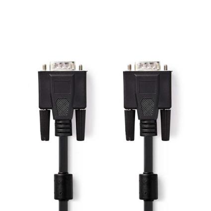 Cabo Vga  Vga Macho - Vga Macho  2,0 M  Negro