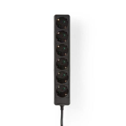 Tomada Elétrica C/ 6 Saídas Interruptor Proteção 3M 