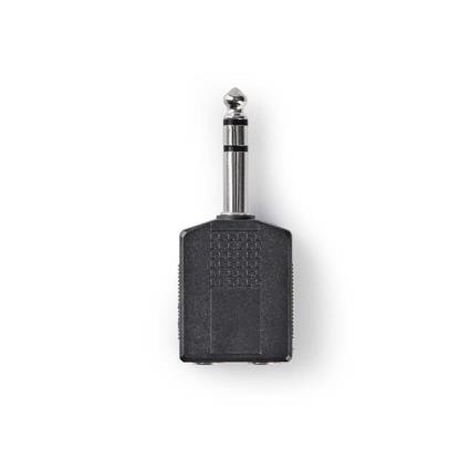 Adaptador De Áudio Estéreo  6,35 Mm Masculino - .