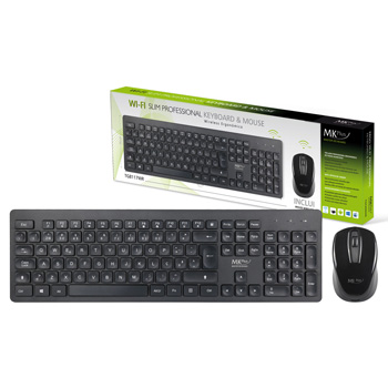 KIT  Wireless Profissional - TG8117WR. Teclado com 105 Teclas de membrana. Rato com 1000dpi. Interface Wireless.