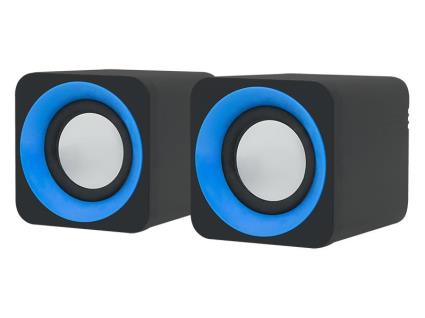 Colunas  Ms-23 2-way 3 W Preto E Azul