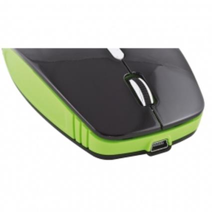 Rato Sem Fios Verde 1600 Dpi  Em121g