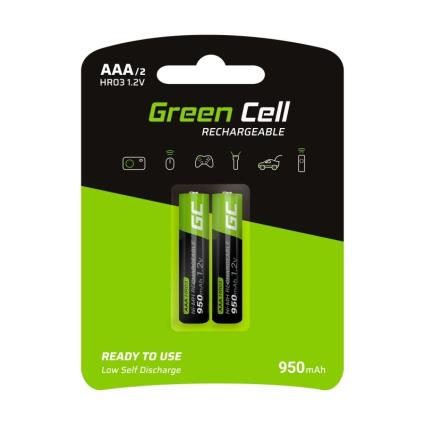 Pilhas Recarregáveis Aaa Hr03 950 Mah - 2 Unidades