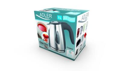 Jarra Eléctrica 1l 1500w Em Inox  Ad1203