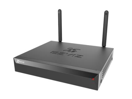 Gravador NVR Wi-Fi NVR - 4 CH vídeo / Compressão .