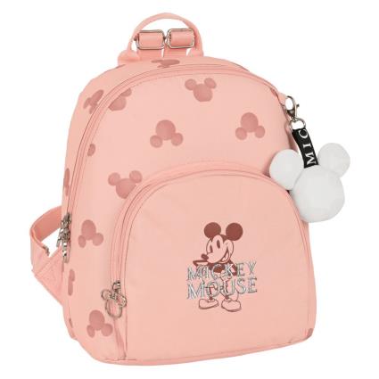 Mochila De Algodão Mickey Mouse One Size Multicolor