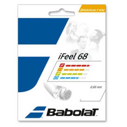 Badminton Reel String Ifeel 68 200 M 0.68 mm White