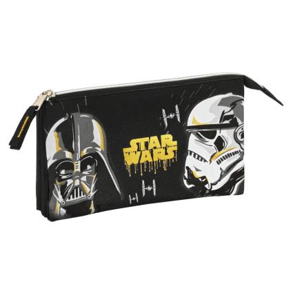 Estojo De Lápis Star Wars Fighter Triple One Size Multicolor