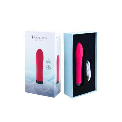 Bala Vibradora  Cor de Rosa (13,7 x 3,5 cm)