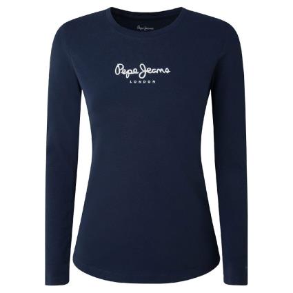 Camiseta New Virginia Ls N S Navy