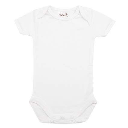 Body Manga Curta White 6-12M