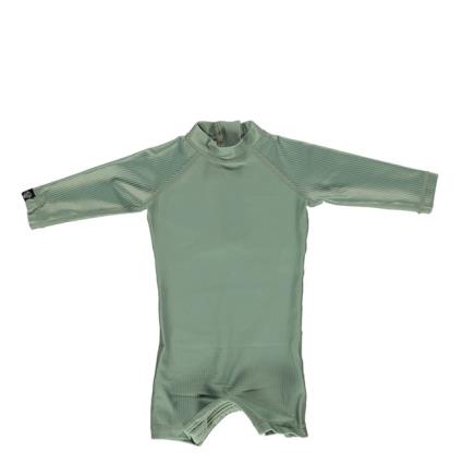 Basil Ribbed Baby Suit Fato de Banho Verde Tamanho XXS