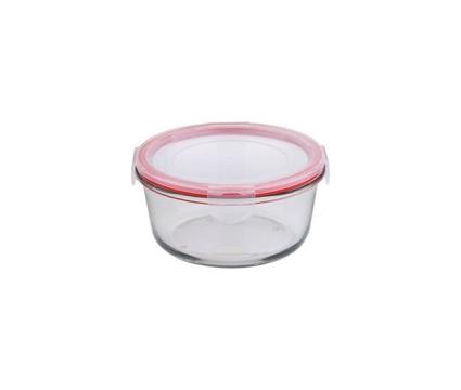 Lancheira  Vermelho Vidro de Borosilicato - 500 ml