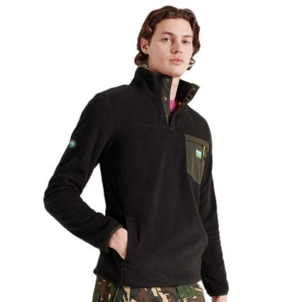 Suéter Trail Polar Pop M Black